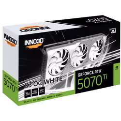 Inno3D GeForce RTX 5070 Ti X3 OC WHITE NVIDIA 16 Go GDDR7 - Vue supplémentaire 2