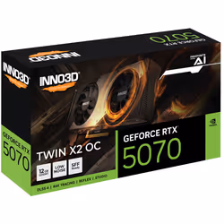 Inno3D GeForce RTX 5070 TWIN X2 OC NVIDIA 12 Go GDDR7
