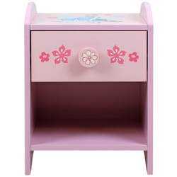 Disney - Table de chevet Princesses Raiponce et Vaiana - Rose et Bleu