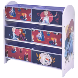 Meuble 6 Paniers - Elsa Et Anna -63x25x60 cm Vous cherchez à meubler la chambre de votre enfant avec ses personnages magiques ...