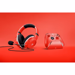 Razer Essential Duo Bundle, Avec fil, 20 - 20000 Hz, Jouer, 283 g, Casque, Rouge