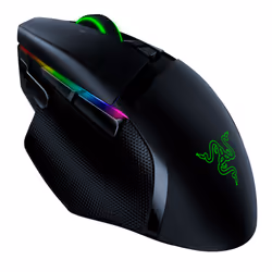 Razer Basilisk Ultimate, Droitier, Optique, RF sans fil, 20000 DPI, Noir