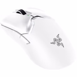 Razer Viper V2 Pro, Droitier, Optique, RF Wireless + USB Type-C, 30000 DPI, Blanc