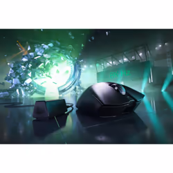 Razer DeathAdder V3 Pro souris Droitier RF Wireless + USB Type-C Optique 30000 DPI - Vue supplémentaire 4