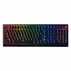Razer BlackWidow V3 Pro, Taille réelle (100 %), USB + RF Wireless + Bluetooth, Clavier mécanique, QWERTY, LED RGB, Noir