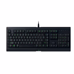 Razer Cynosa Lite, Taille réelle (100 %), USB, Clavier à membrane, QWERTY, LED RGB, Noir
