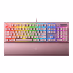 Razer BlackWidow V3, Taille réelle (100 %), USB, Clavier mécanique, QWERTY, LED RGB, Quartz métallisé