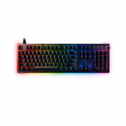 Razer Huntsman V2 Analog, Taille réelle (100 %), USB, Contacteur de touche opto-mécanique, QWERTY, LED RGB, Noir