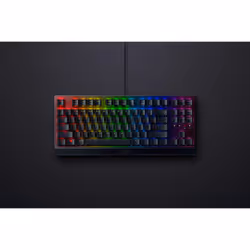 Razer Blackwidow V3 Tenkeyless, Taille réelle (100 %), USB, Clavier mécanique, QWERTY, LED RGB, Noir