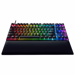 Razer Huntsman V2, Sans clé (80 - 87%), USB, Contacteur de touche opto-mécanique, LED, Noir