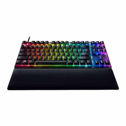 Razer Huntsman V2 Tenkeyless, USB, Clavier à membrane, LED RGB, Noir