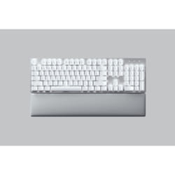 Razer Pro Type Ultra clavier USB + RF Wireless + Bluetooth QWERTY Anglais américain Argent, Blanc