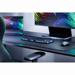 Razer RZ03-04370400-R3G1 clavier USB + RF Wireless + Bluetooth QWERTY Allemand Noir