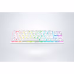 Razer DeathStalker V2 Pro Tenkeyless clavier USB + RF Wireless + Bluetooth QWERTY Anglais américain Blanc