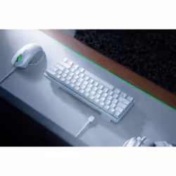 Razer Huntsman Mini clavier USB QWERTY Anglais Blanc - Vue supplémentaire 4