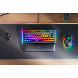 Razer BlackWidow V4, 75%, USB, Clavier mécanique, QWERTY, LED RGB, Noir