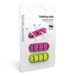 Bluelounge CableDrop Multi Bureau Support de câbles Vert, Rose