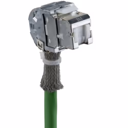 lot 8 noyaux blindés rj45 cat 6a stp 3 entrées panneaux et prises parfaitement adaptés aux applications sur paires torsadées, ...
