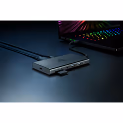 Razer USB-C Dock Avec fil USB 3.2 Gen 1 (3.1 Gen 1) Type-C Noir - Vue supplémentaire 5