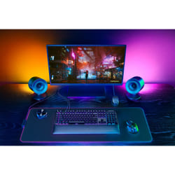 Razer Nommo V2 Pro haut-parleur Plage complète Noir Avec fil &sans fil
