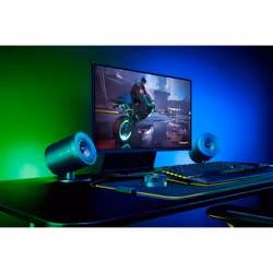 Razer Nommo V2 Pro haut-parleur Plage complète Noir Avec fil &sans fil