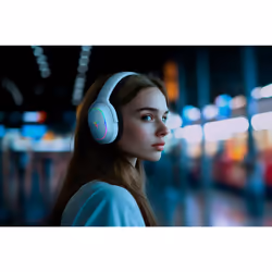 Razer Barracuda X Chroma Casque Gaming Sans Fil 2,4 GHz Bluetooth Noir Blanc - Vue supplémentaire 7