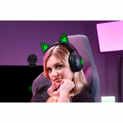 Razer Kraken Kitty V2 BT Casque Sans fil Arceau Jouer Bluetooth Noir - Vue supplémentaire 5