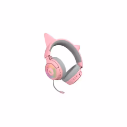 Razer Kraken Kitty V3 Pro - Quartz Casque Avec fil &sans fil Arceau Gaming USB Type-A Bluetooth Rose - Vue supplémentaire 3