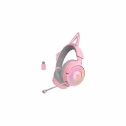 Razer Kraken Kitty V3 Pro - Quartz Casque Avec fil &sans fil Arceau Gaming USB Type-A Bluetooth Rose - Vue supplémentaire 4