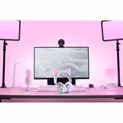 Razer Kraken Kitty V3 Pro - White Casque Avec fil &sans fil Arceau Gaming USB Type-A Bluetooth Blanc - Vue supplémentaire 4