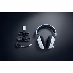 Razer BlackShark V3 Pro, Avec fil &sans fil, Gaming, 367 g, Casque, Blanc