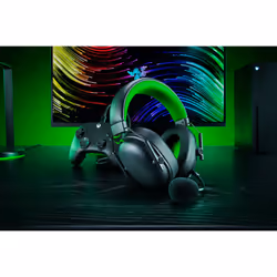 Razer BlackShark V3 X HyperSpeed Casque Avec fil &sans fil Arceau Gaming USB Type-A Bluetooth Noir, Vert - Vue supplémentaire 2