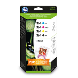 HP 364 4-pack Black/Cyan/Magenta/Yellow Original Ink Cartridges cartouche d'encre 4 pièce(s) Rendement standard Noir, Cyan, Magenta, Jaune
