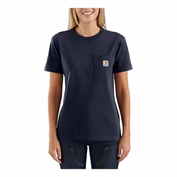 T-Shirt femme CARHARTT Ultra Résistant - 103067 - Notre t-shirt à poche a fait ses débuts en 1992 et il s′est rapidement impo ...