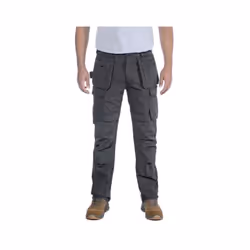 Pantalon de travail multi-poches Hauteur de taille normale Bandeau souple au niveau de la taille pour plus de confort Renfort ...