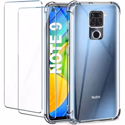 Coque de protection - Xiaomi - Redmi Note 9 - Antichoc - Silicone - Transparent