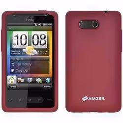 Amzer AMZ87992, Housse, HTC, HD Mini, 8,13 cm (3.2"), Marron, Rouge