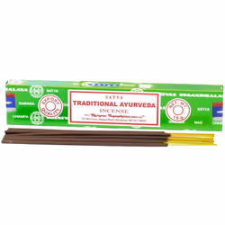 Encens Satya Traditional Ayurveda - 15 grammes environ 15 Bâtonnets Poids : 15 grammes environ 15 Bâtonnets Fabriqué en Inde