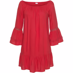 Lascana - Tunique de plage Barfuss - LB40127 - Pareos et Tuniques - Rouge - M