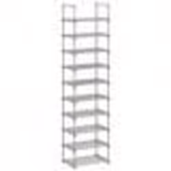Étagère à chaussures - MEUBLE ETAGERE - 10 niveaux - Cadre en fer - Peu encombrant