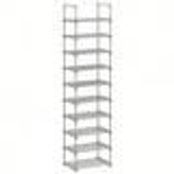Étagère à chaussures - MEUBLE ETAGERE - 10 niveaux - Cadre en fer - Peu encombrant