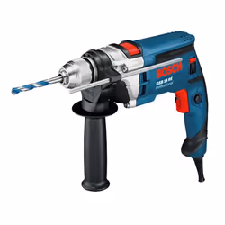 Bosch GSB 16 RE Professional, Sans clé, 280 tr/min, 3 cm, 1,3 cm, 1,6 cm, 2,5 m/s²