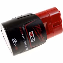 Batterie MILWAUKEE 12V 2Ah Red Li-Ion M12 B2 - 4932430064