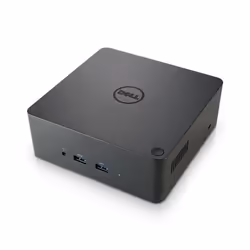 DELL TB16, Avec fil, Thunderbolt 3, 3,5 mm, USB Type-A, 10,100,1000 Mbit/s, Noir