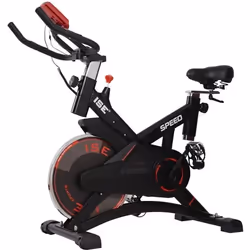 Vélo dappartement ISE Biking SY-7005-1 - Roue dinertie 10kg - Programme - Supports pour Bras