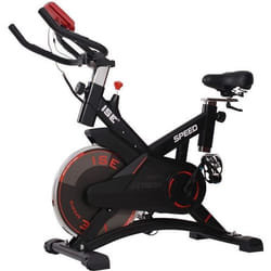 Vélo dappartement ISE Biking SY-7005-1 - Roue dinertie 10kg - Programme - Supports pour Bras