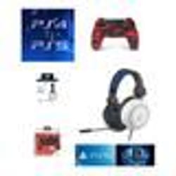 Pack de manette et casque - URBAN - fire rouge - Bluetooth - Casque blanc - JACK 3.5 mm