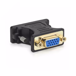 Vultech D-Sub-DVI VGA (D-Sub) DVI-I Noir