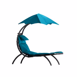 Vivere DRMLG-TT, Linge, Siège rembourré, Dossier rembourré, Polyester, Bleu, 120 kg