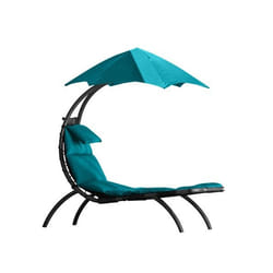 Vivere DRMLG-TT chaise d'extérieur Linge Siège rembourré Dossier rembourré Polyester Bleu